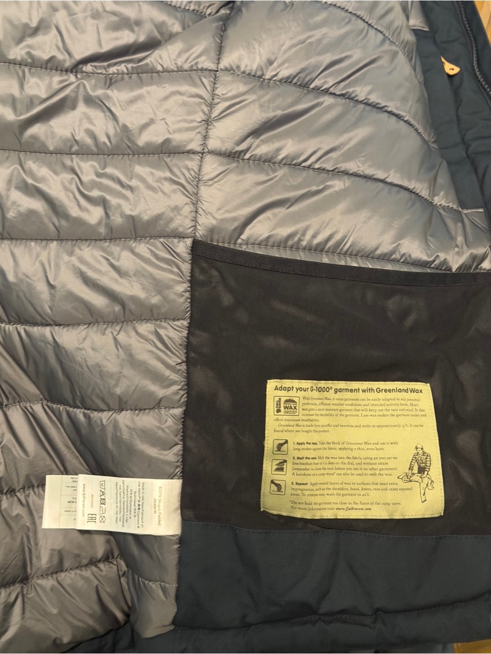 Fjällräven Skogsö Jacket Men’s M Dark Navy G-1000 Hiking Outdoor $270 - Picture 10 of 16